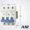 Automation Systems Interconnect Miniature Circuit Breaker, 3 Pole, 25 Amp, 240 Vac, 60 Vdc, C Trip Curve, Ul1077, DIN Rail Mounted NDB2-63C25-3 - alternate 5